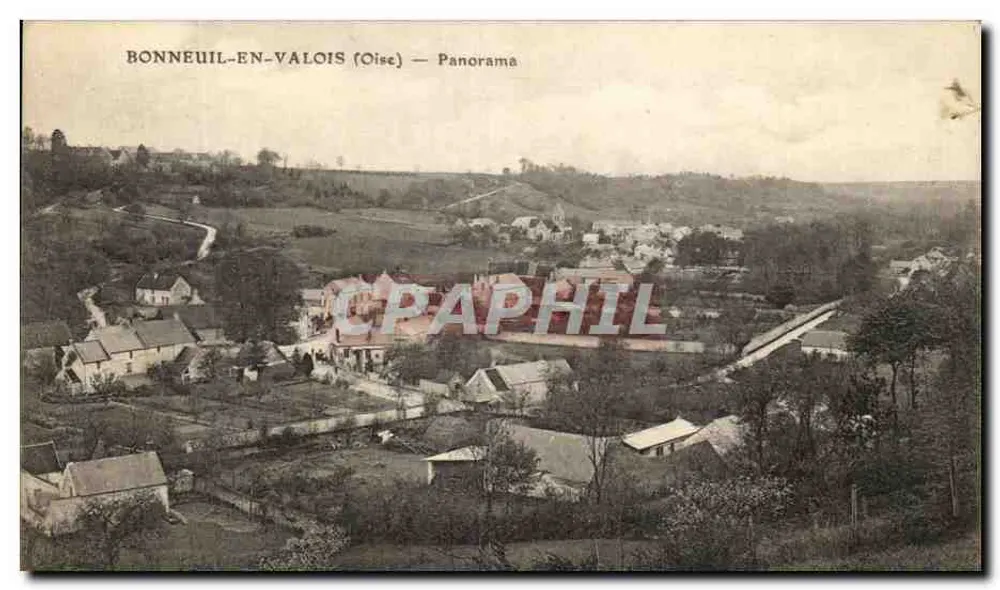 Bonneuil-en-Valois (Oise) — Panorama - Recto