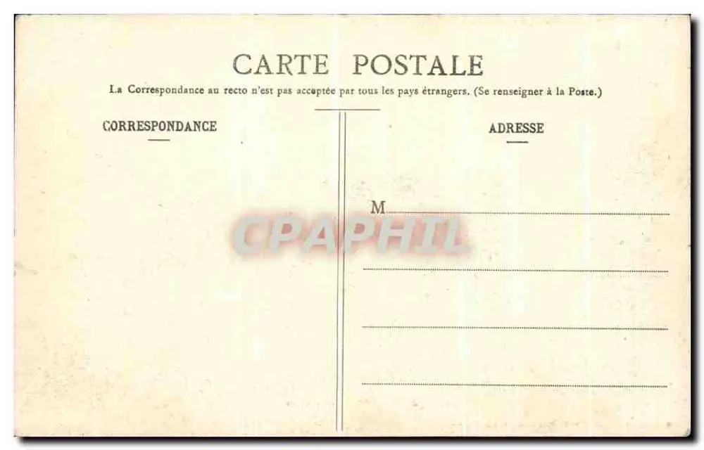Boisgibault — A Praça — H. Pontaut, editor, Cosne (Nièvre) - Verso