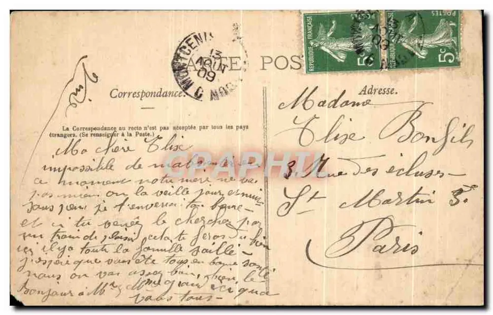 Annot - Viaduc du Plan Coulomp — éditeur Autran, n° de série non visible - Verso