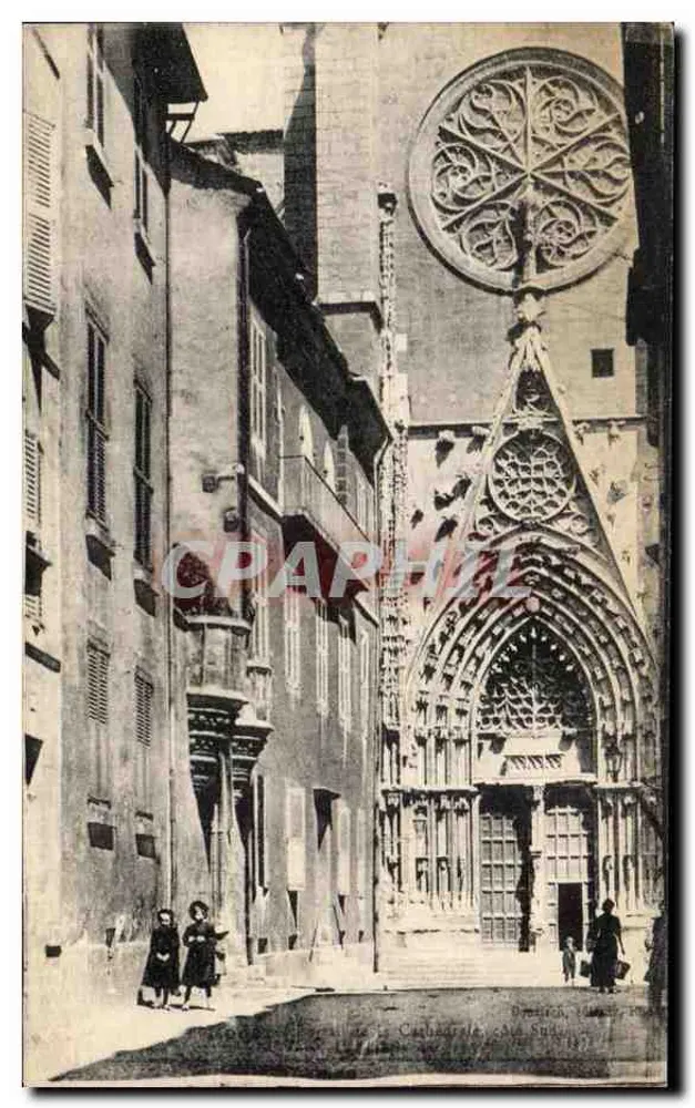 Catedral de Santa Maria — vista da fachada e da roseira — editor anônimo - Frente