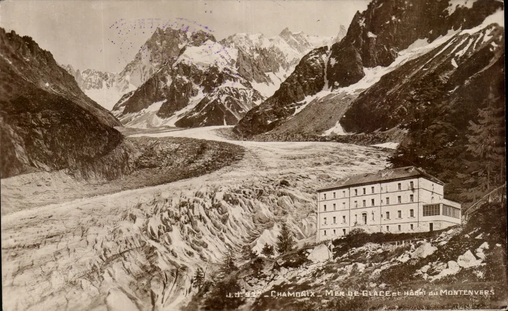 Chamonix — Mer de Glace e Hotel do Montenvers — J.D. 337 - Frente
