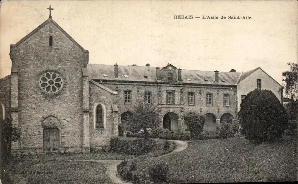 Rebaix — A Asile de Saint-Aile — editor Jollet-Grecq - Frente