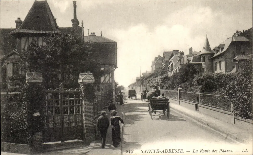 Sainte-Adresse — A Rota dos Faróis — LL, n° 213 - Frente