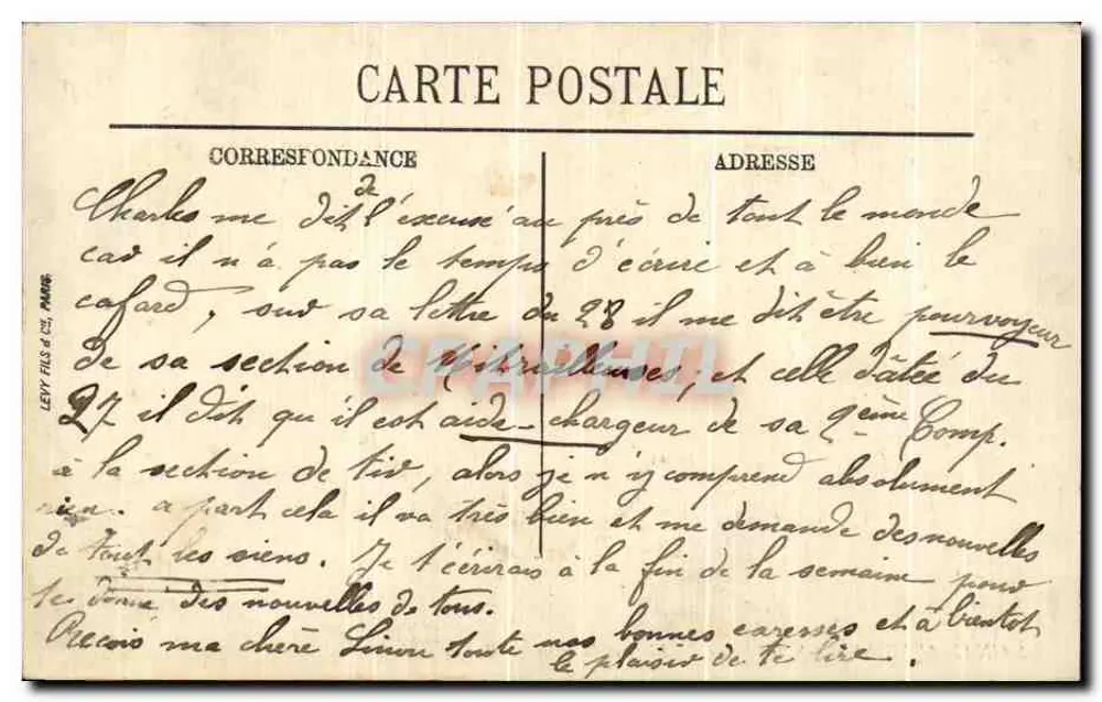Sainte-Adresse — Notre-Dame des Flots und die Stadt —, Nr. 60 - Rückseite