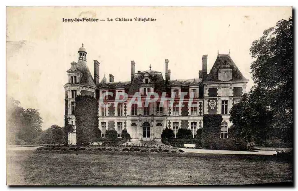 Jouy-le-Potier — El Castillo Villefallier - Anverso