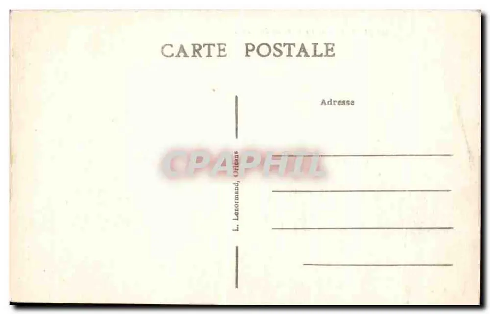 Jouy-le-Potier — El Castillo Villefallier - Reverso