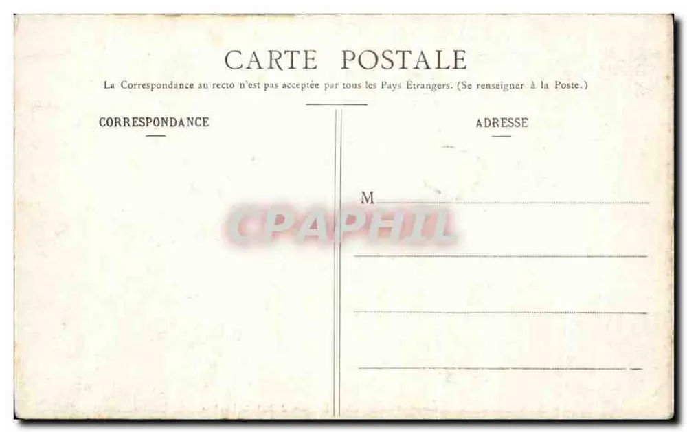 Puisieux - La Tour de Rély und die Kirche — Verlag P. R. n° 1004 - Rückseite