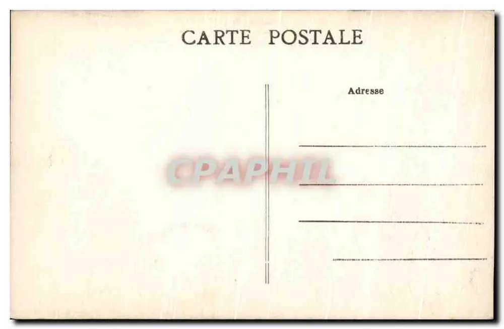 Château de Contenson — Blick vom Gipfel des Calvaire — Verlag B. Jouin - Rückseite