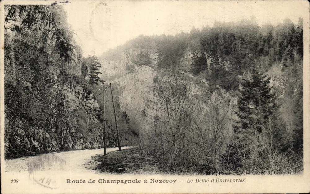 Champagnole에서 Nozeroy로 가는 길 — Entreportes의 통로 — G. Chiche & R. Chupuls - 앞면