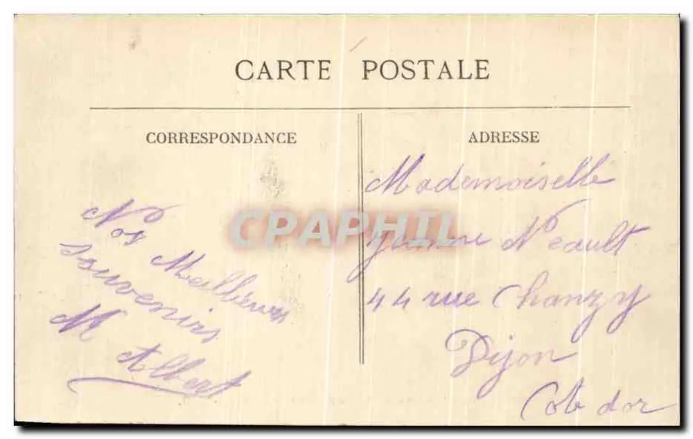 Messa der Offiziere von La Valbonne (Ain) — C.B. — Verlag C.B. - Rückseite