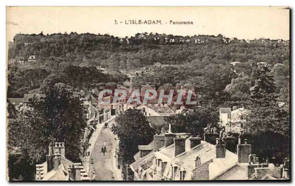 L'ISLE-ADAM - Panorama — Edição G. Olivier, n°3 - Frente
