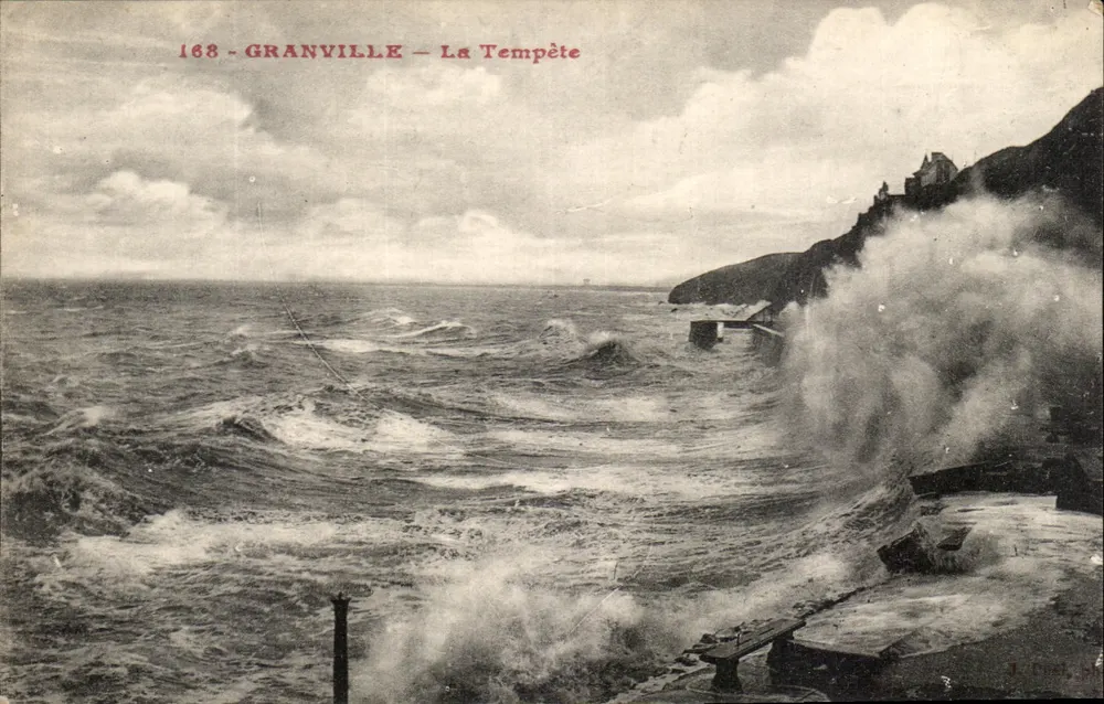 Granville — A Tempestade — Éditions Granville, n° 168 - Frente