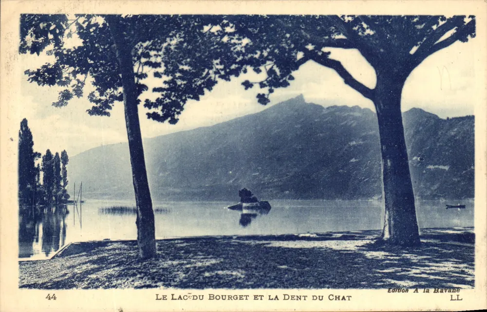 O Lago do Bourget e a Dente do Gato — Edição A la Havane LL, n°44 - Frente