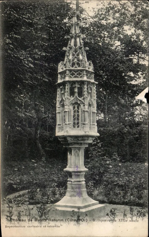 Schloss Bussy-Rabutin (Côte-d'Or) — Reliquienschrein des 13. Jahrhunderts — Verlag L. Hudson, Foto, 5 Rue Ordener - Vorderseite