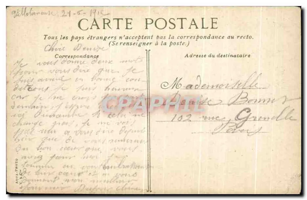 Saint-Denis - La Légion d'Honneur — éditeur L.P. & Cie, n° 103 - Verso