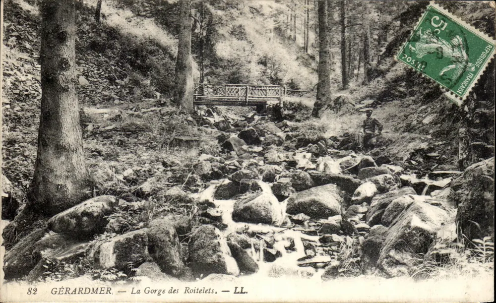 Gérardmer — A Garganta dos Roiets — LL. - Frente