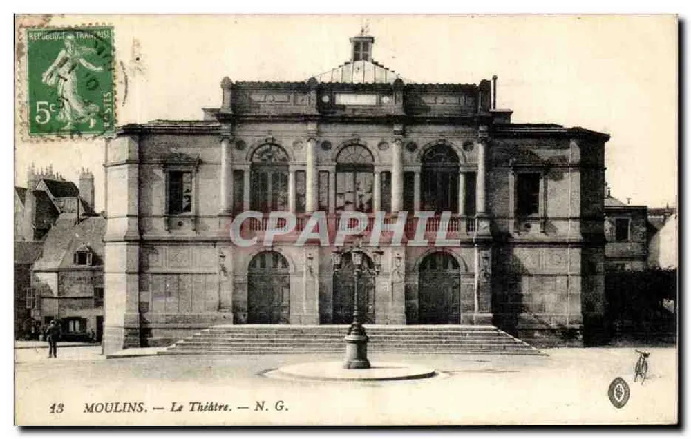 Moulins — O Teatro — N.G. - Frente