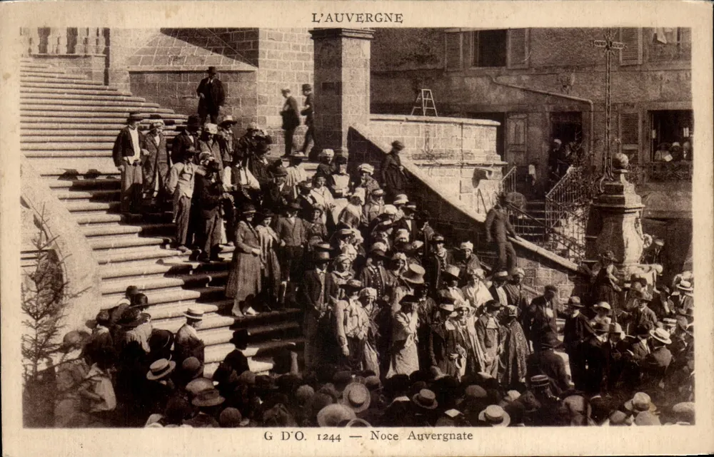 Auvergne — Landes Hochzeit — G D'O. 1244 - Vorderseite