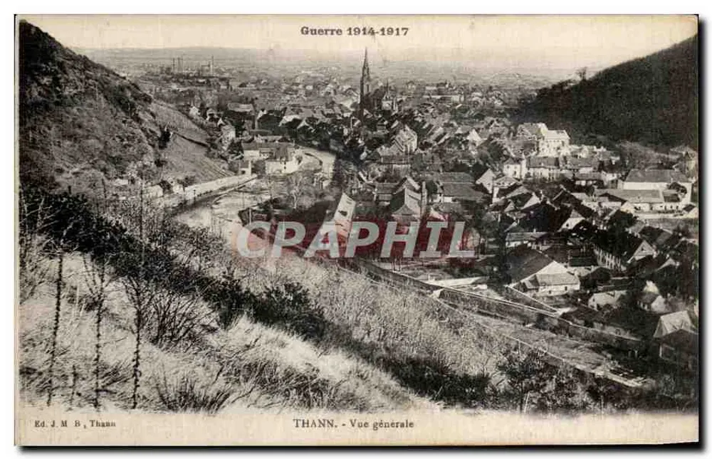 थान - सामान्य दृश्य — युद्ध 1914-1917 — प्रकाशक J. M. B, थान - आगे