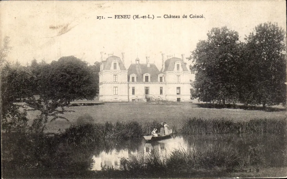 Castelo de Coincé — Feneu (M.-et-L.) — Coleção L. B. - Frente