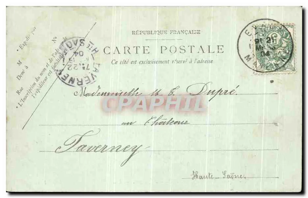 Le Mans — Square de la Préfecture e Caisse d'Épargne — LL. - Verso