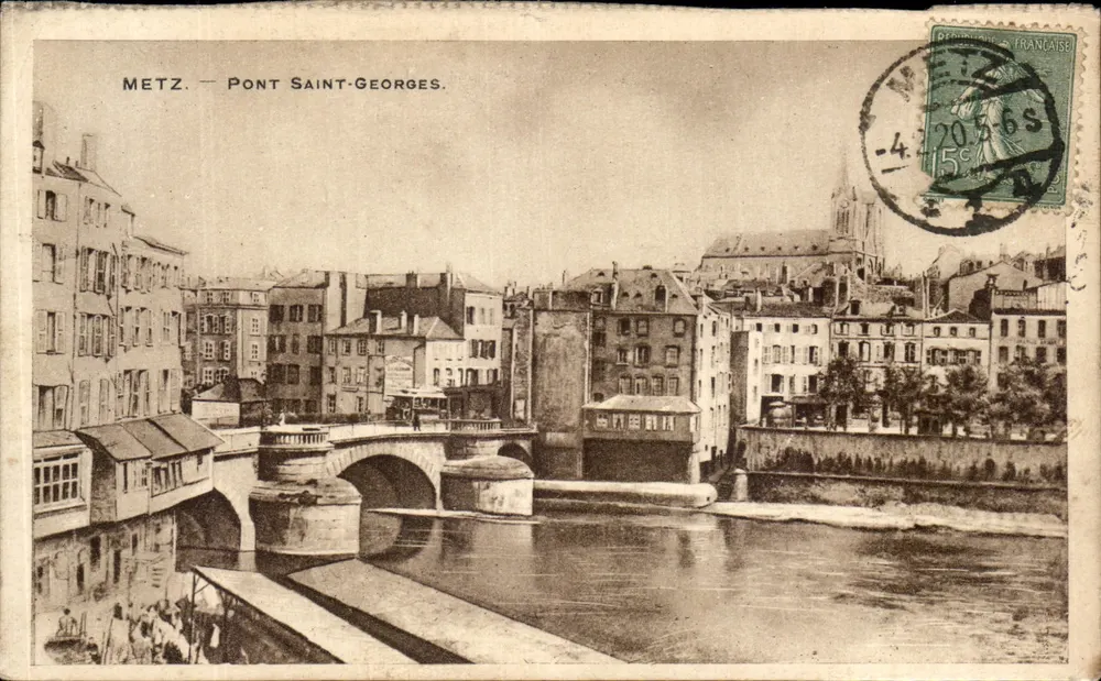 Metz — Most Świętego Jerzego — Wydawca nieznany - Awers