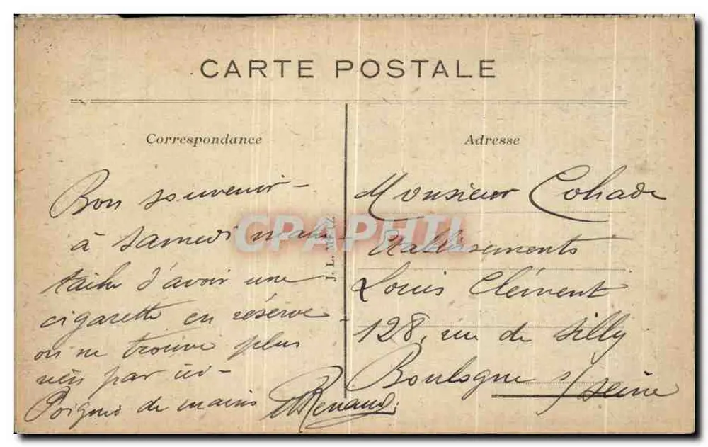 Metz — Most Świętego Jerzego — Wydawca nieznany - Rewers