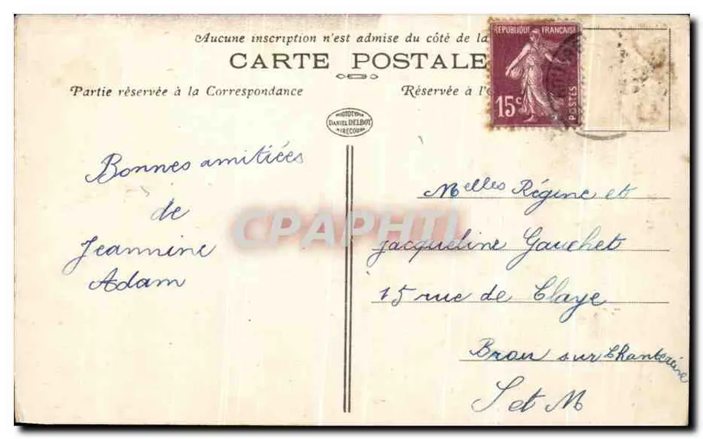 Rouvrès-en-Saintois — L'Église — D.D. - Verso