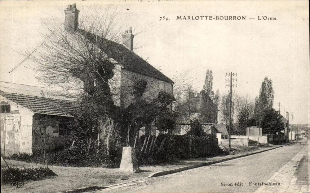 Marlotte-Bourron — L'Orme — Siron édit Fontainebleau - Frente