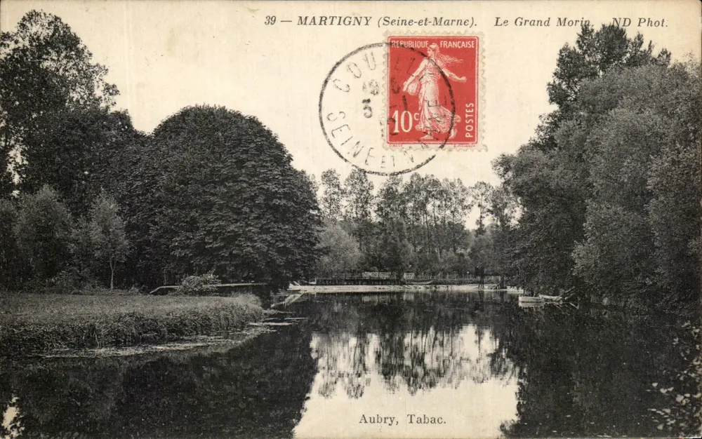 Martigny (Seine-et-Marne) — O Grande Morin — ND Fot. - Frente