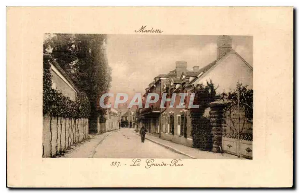 Marlotte — A Grande-Rua — n° 337 - Frente