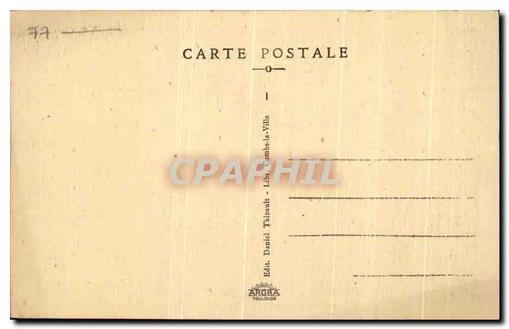Combs-la-Ville (S.-et-M.) — De oevers van de Yerres - Achterkant