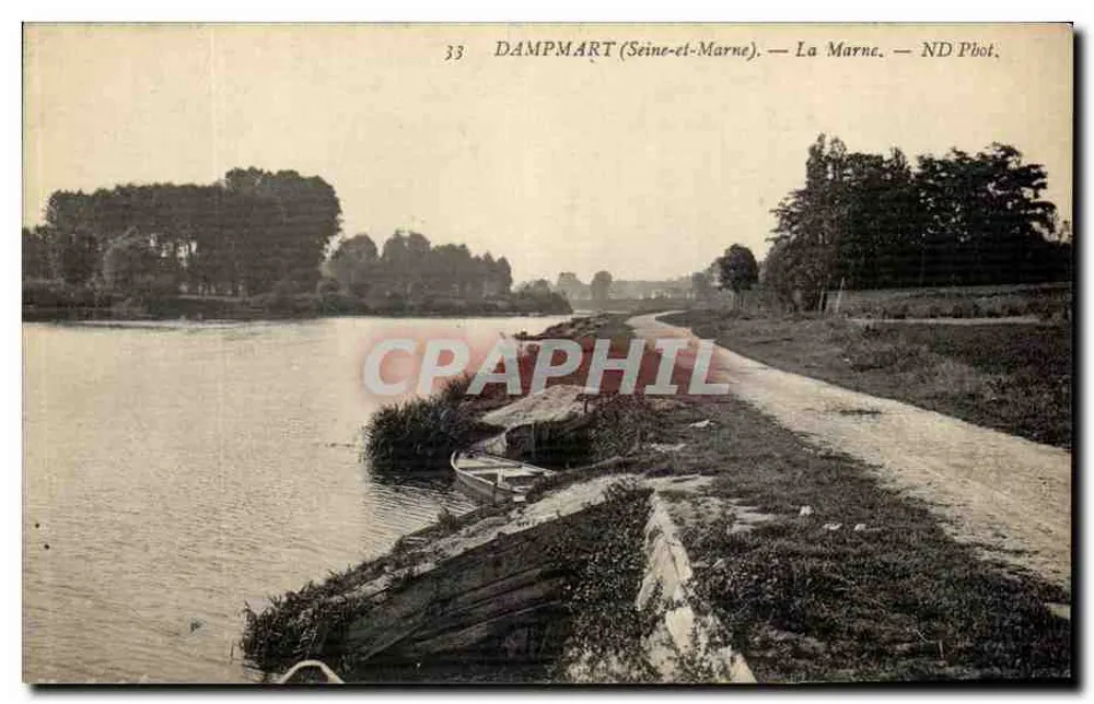 डैंपमार्ट (सीन-ए-मार्न) — ला मार्न — एनडी फोटो. - आगे