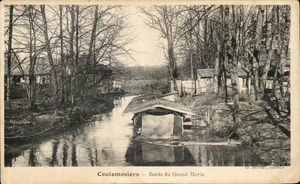 Coulommiers — Ufer des Grand Morin — G. Bertier, Verlag - Vorderseite
