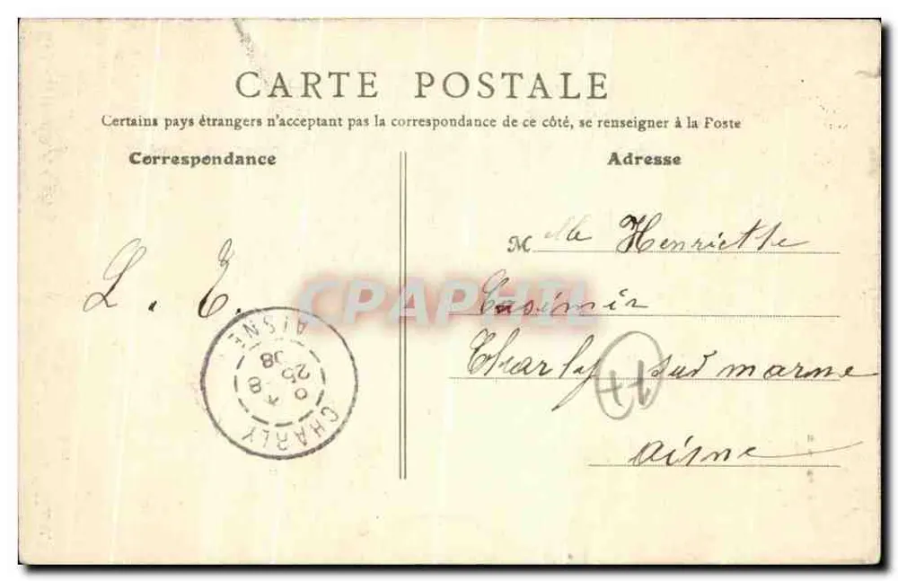 Crécy-en-Brie — Dzwonnica — Wydawca nieznany, n°7 - Rewers
