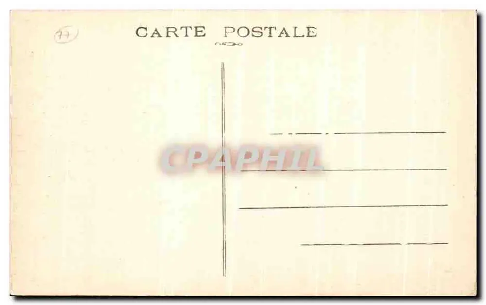 Hôtel de la Paix — Bourron-Marlotte (Seine-et-Marne) — editor não identificado - Verso