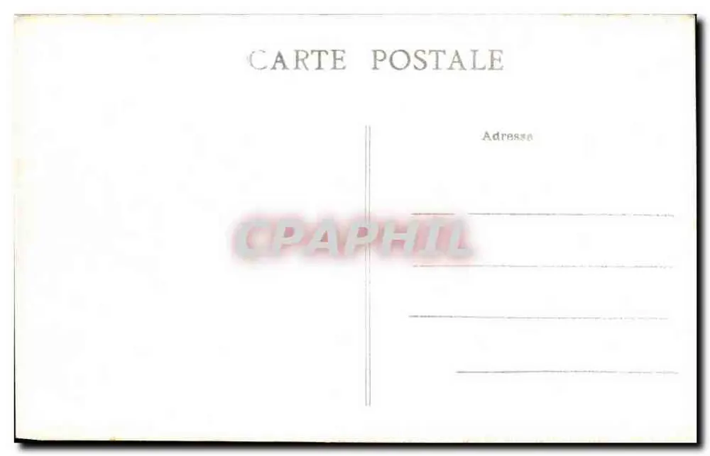 Castelo de Graville — visão do castelo cercado por árvores — editor C.L. Pons - Verso