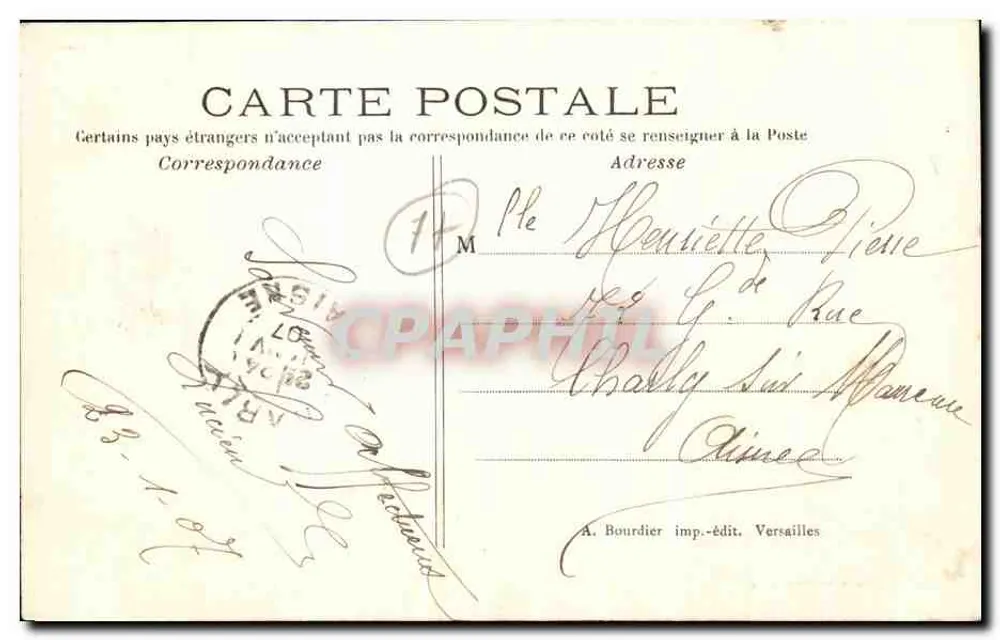 La Ferté-sous-Jouarre — Castelo da Ilha — Livraria Duburcq - Verso