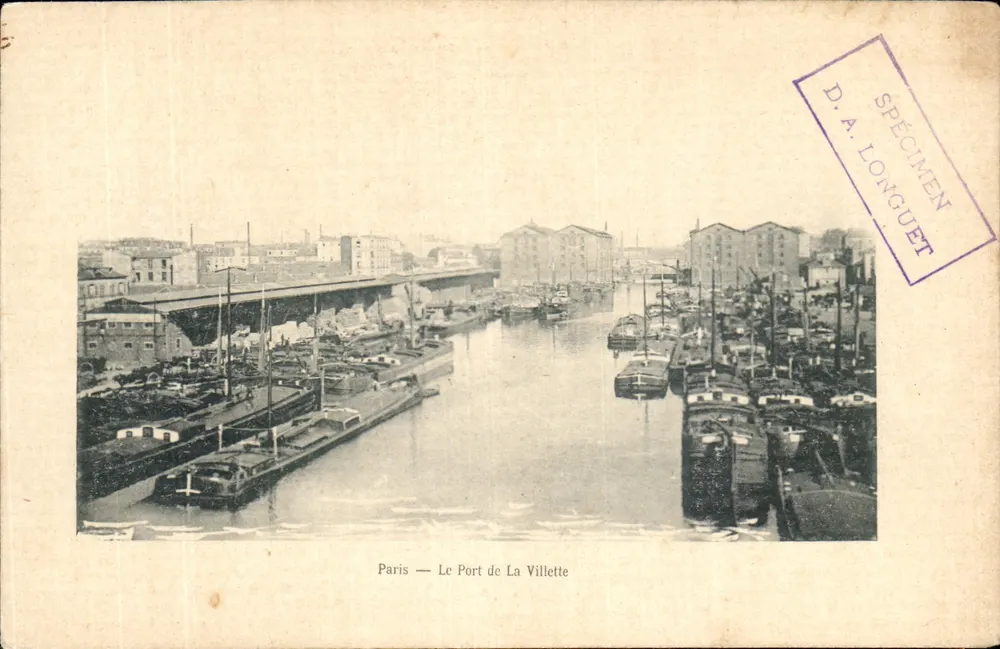 Paris — Le Port de La Villette — D.A. LONGUET - Vorderseite