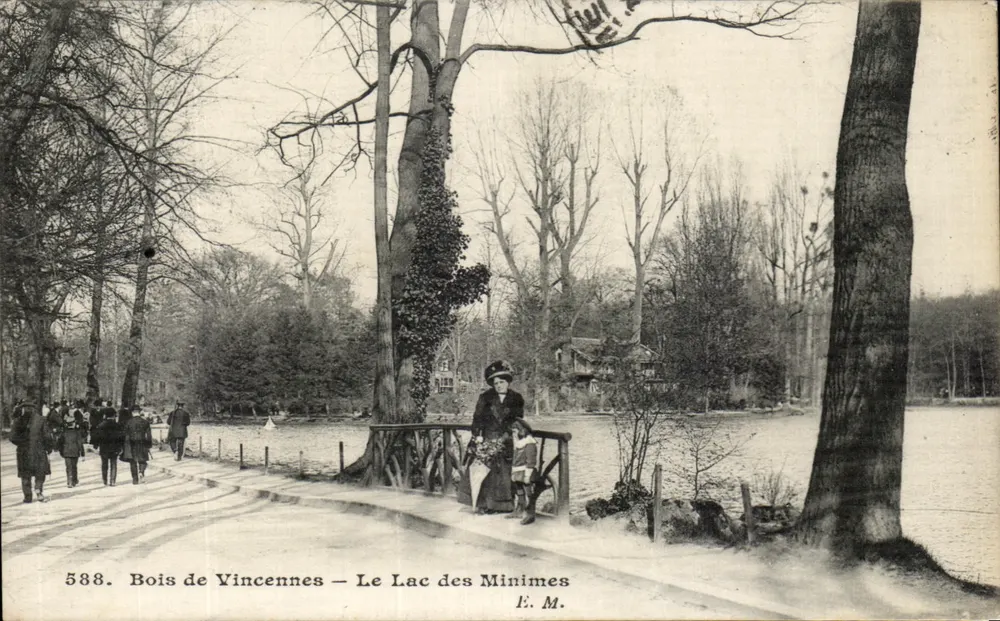 Wald von Vincennes — See der Minimes — E. M. n° 588 - Vorderseite