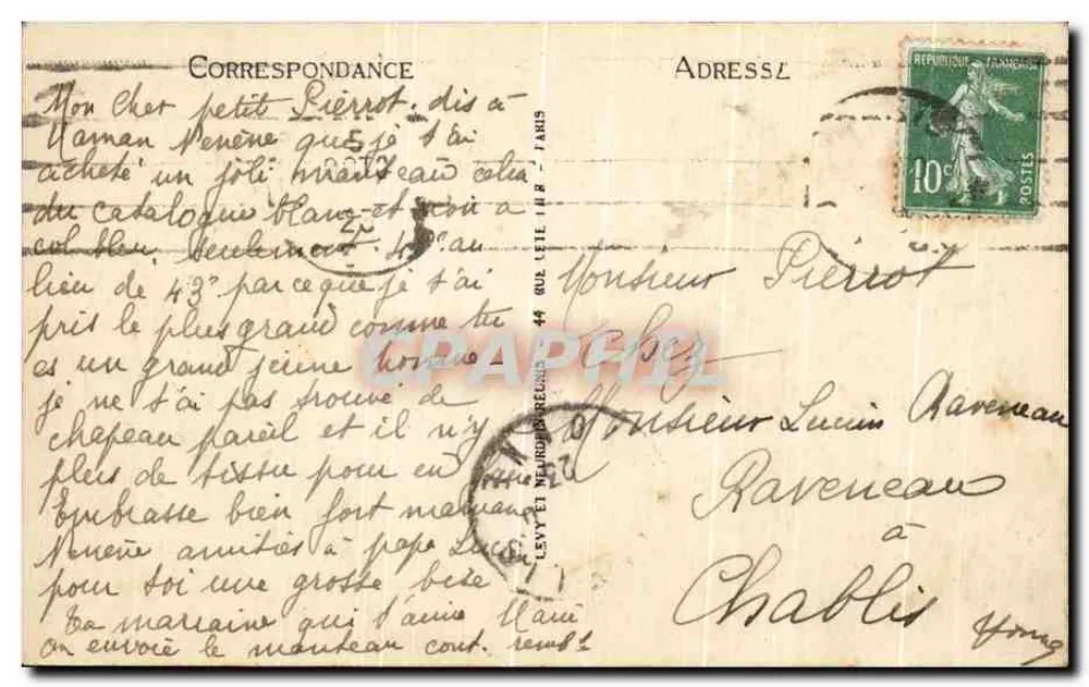 Torre Eiffel — Paris — Editora Dubonnet, n° 30 - Verso