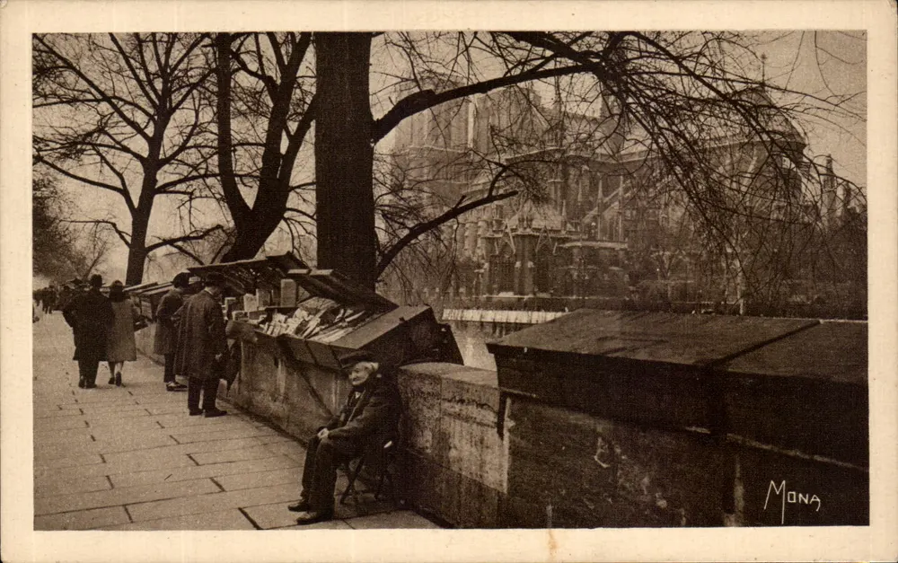 Notre-Dame de Paris — Um lenhador no Quai Montebello — Edição Mona - Frente