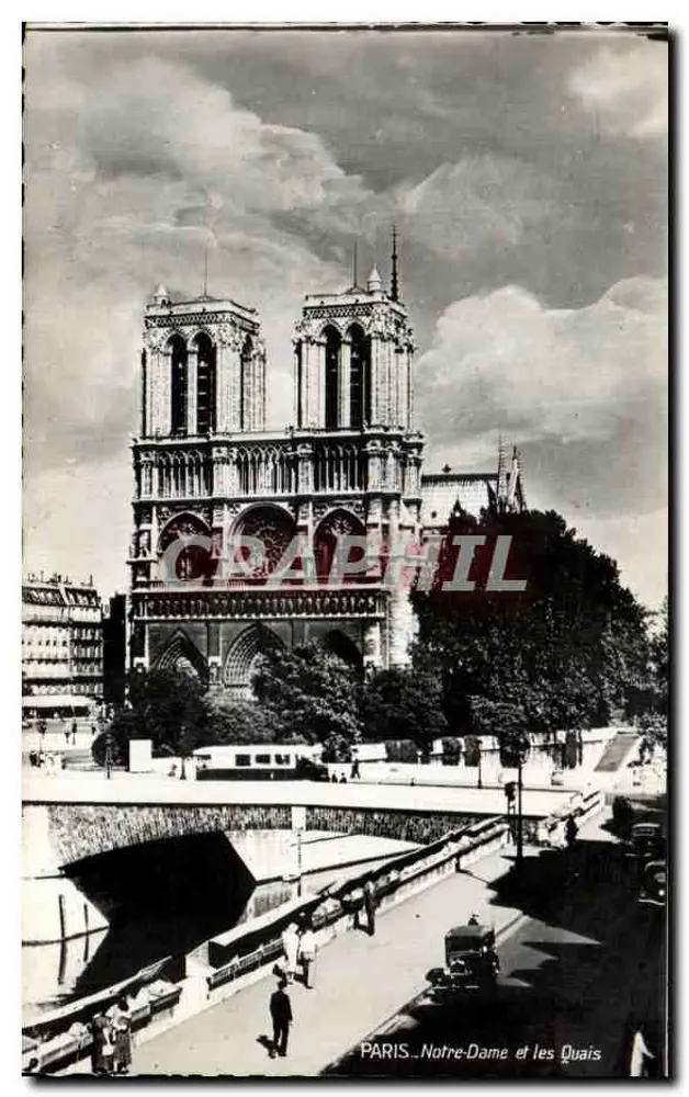 PARIS...Notre-Dame e os Quais — U.A.T. de Valois - Frente
