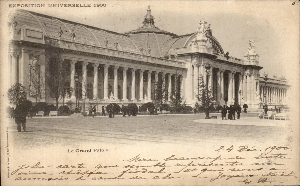 Der Große Palast — Weltausstellung 1900 — Verlag F. Le Huet, T. Ber, Châlons-sur-Marne, Nr. 35 - Vorderseite