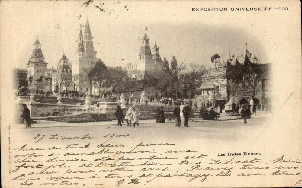Die russischen Indien — Weltausstellung 1900 — Verlag L. P. R. Paris, n° 68 - Vorderseite