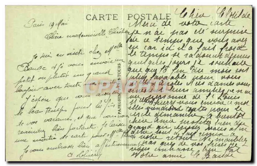 Paris - Der Sarg Napoleons I. in den Invaliden - A.P. - n° 358 - Rückseite