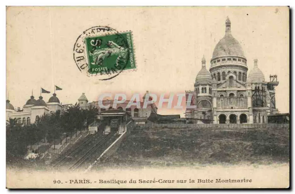 Paris - Basilika des Heiligen Herzens auf dem Montmartre — n°90 - Vorderseite