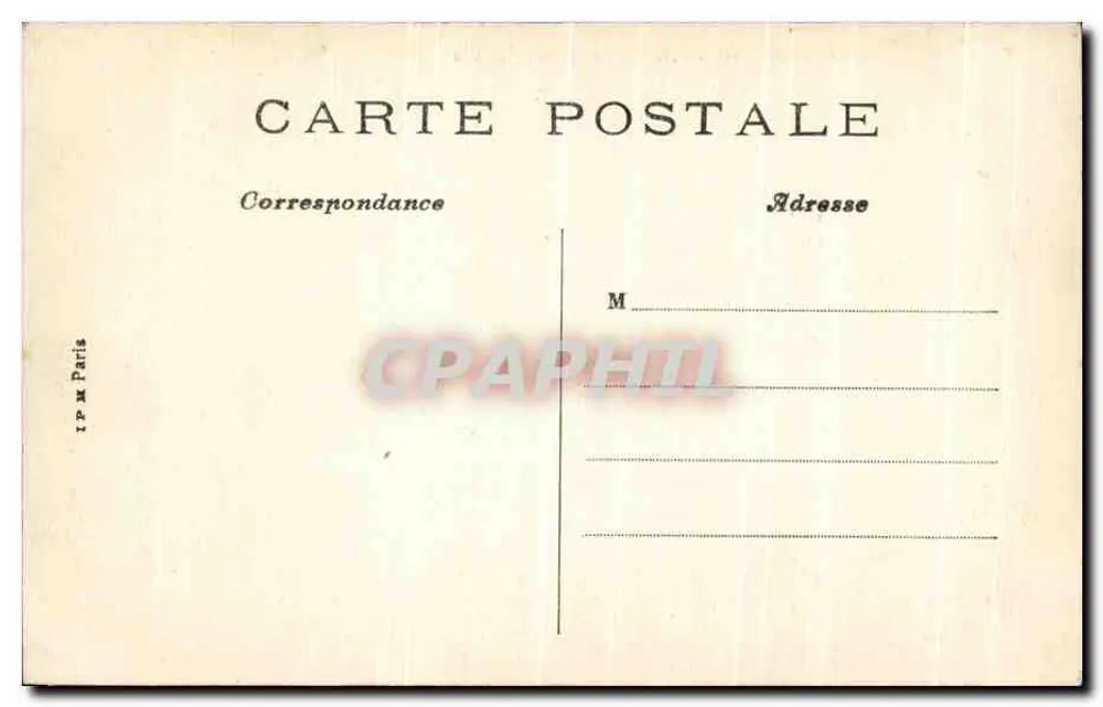 Paris — Rue de Rivoli und Butte-Montmartre — Verleger R.P.M. Paris, Nr. 7 - Rückseite