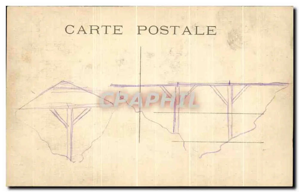 Paris - Brücke Alexandre III und Grand Palais — Jules Séeberger, n°3 - Rückseite
