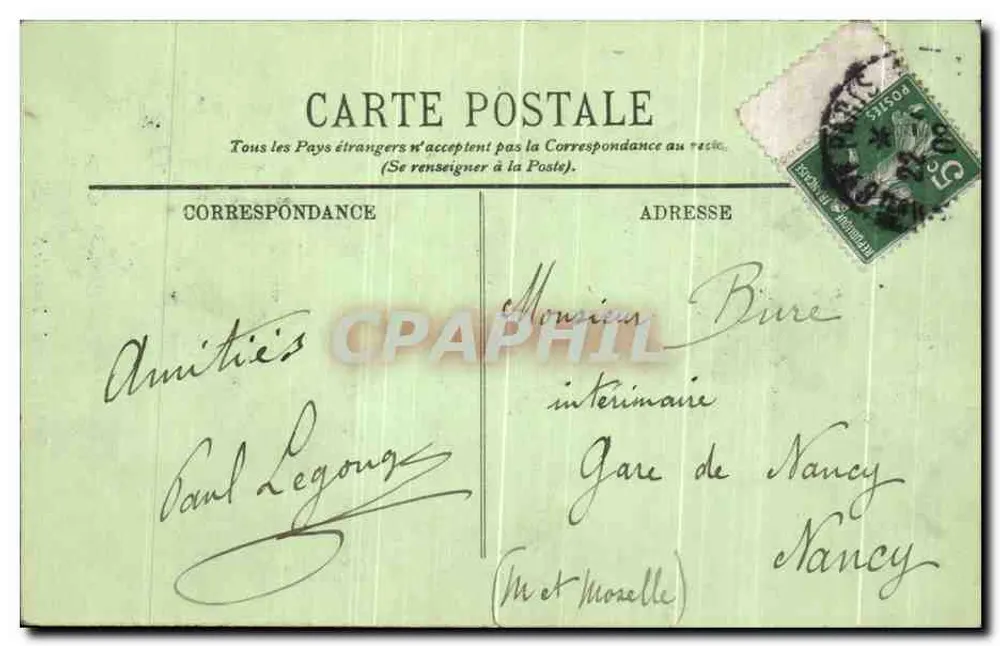 Paris — Die Seine, Ansicht der Türme der Notre-Dame — LL. — n° 1184 - Rückseite